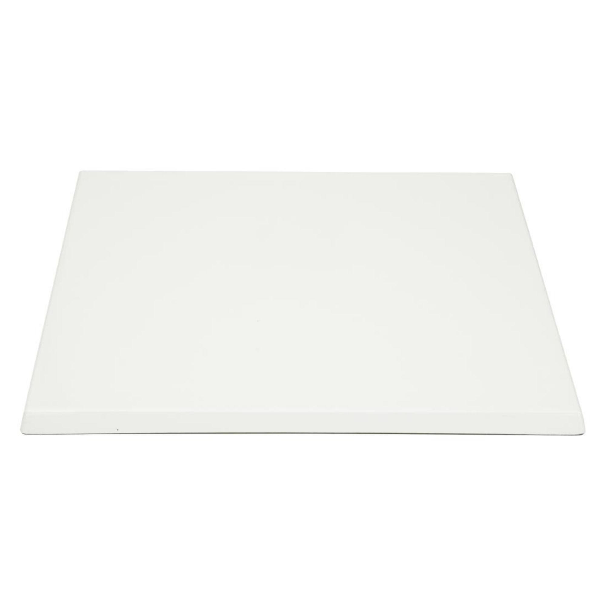 Picture of Bolero Pre-drilled Square Table Top White 600mm