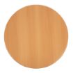 Picture of Bolero Pre-drilled Round Tabletop Beech Effect 600mm - GG642