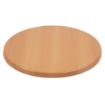 Picture of Bolero Pre-drilled Round Tabletop Beech Effect 600mm - GG642