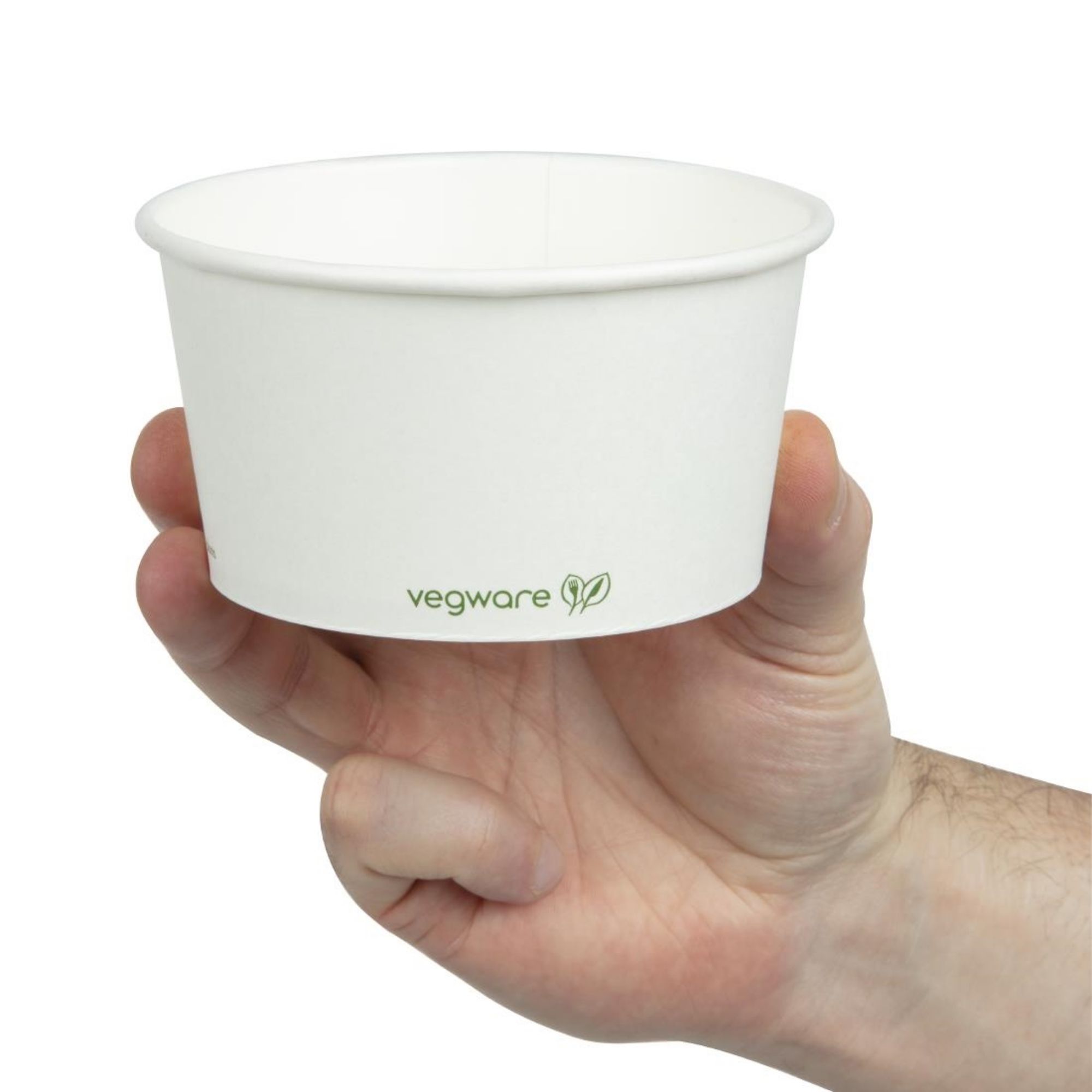 Picture of Vegware Compostable Hot Food Pots 340ml / 12oz (500 pack)