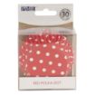 Picture of PME Cupcake Foil Lined Baking Cases Polka Dot (30 Pack) - GE849