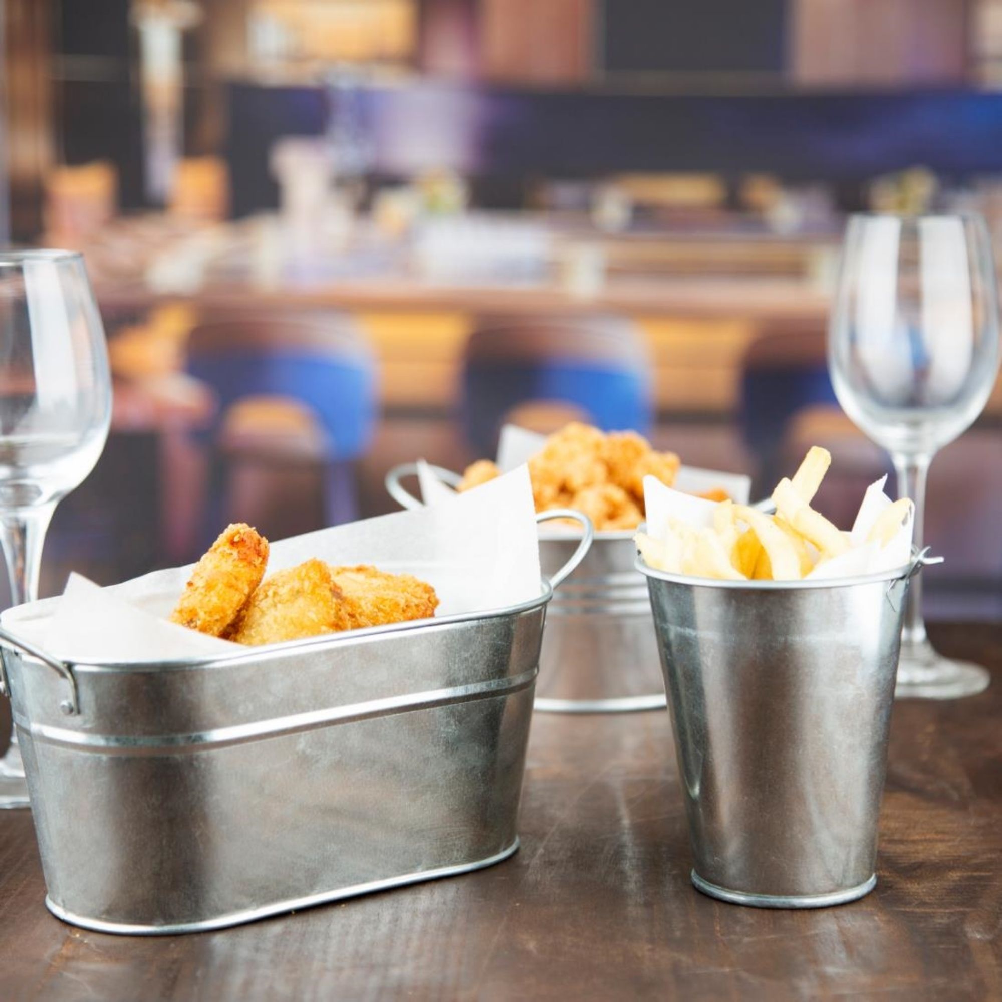 Picture of Olympia Mini Metal Food Bucket Rectangle