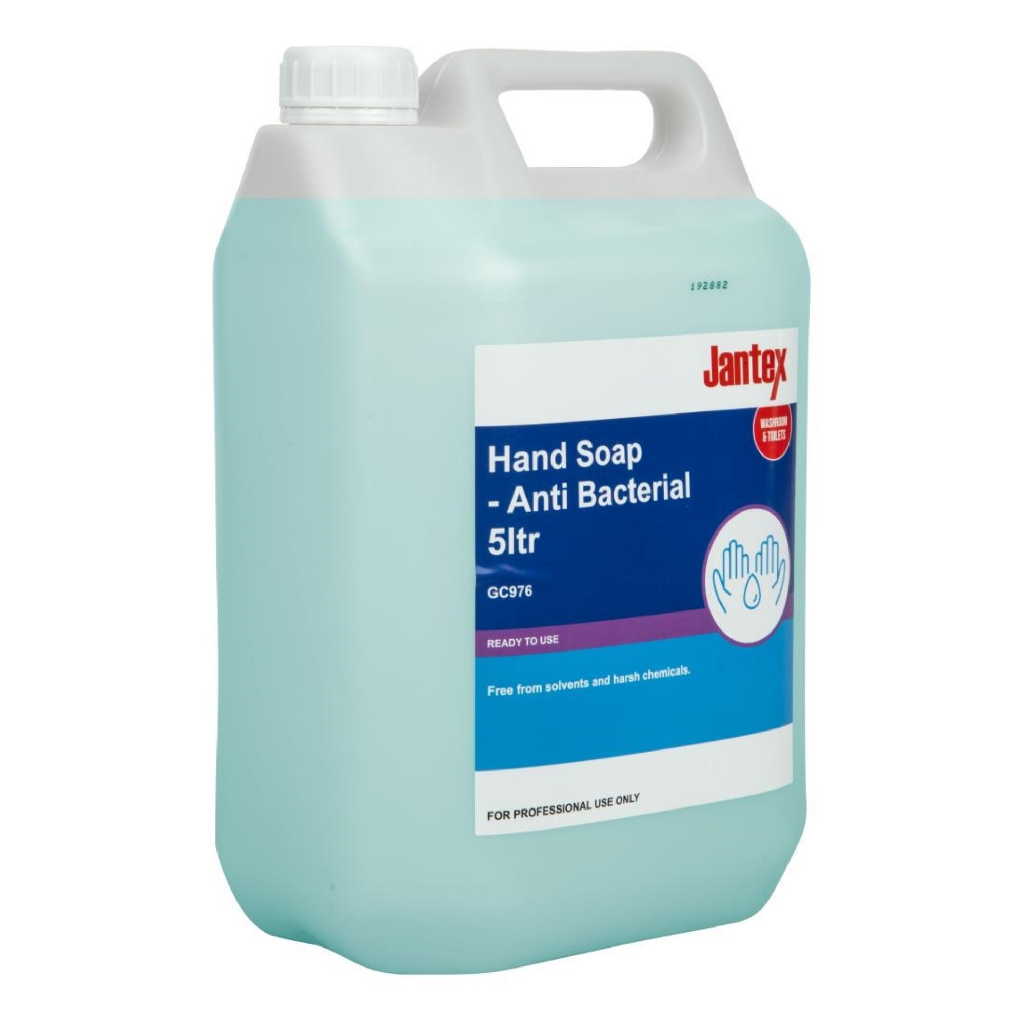 Picture of Jantex Unperfumed Antibacterial Liquid Hand Soap 5Ltr