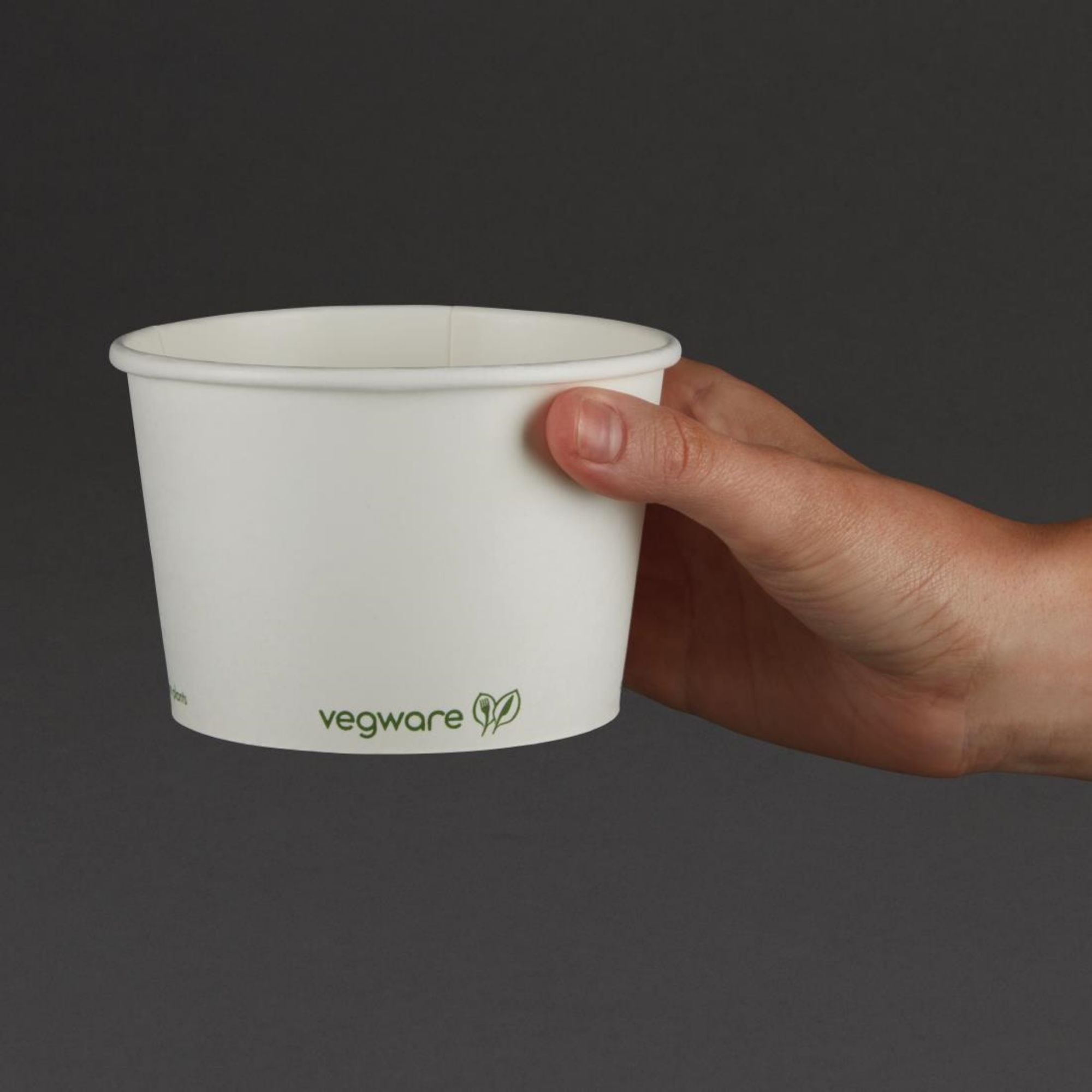 Picture of Vegware Compostable Hot Food Pots 455ml / 16oz (500 pack)