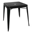 Picture of Bolero Bistro Steel Square Table Black 668mm (Single) - GC867