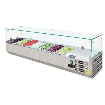 Picture of Polar G-Series Countertop Prep Fridge 7x 1/4GN