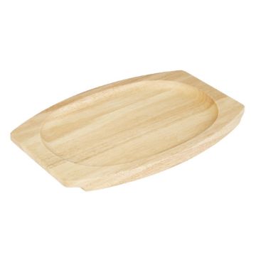 Picture of Olympia Hevea Board for Cast Iron Oval Sizzler 335x205mm for GJ557