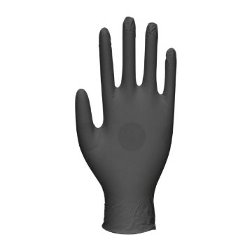 Picture of Biotouch Single Use Glove Black Nitrile Powder Free Size Large (100 pack)