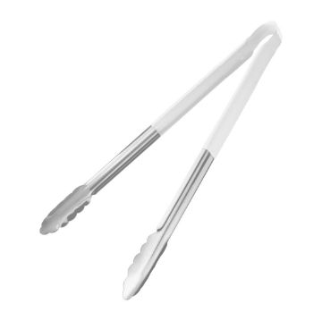 Picture of Hygiplas Colour Coded White Serving Tong 405mm