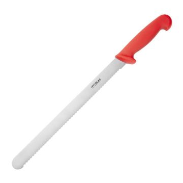 Picture of Hygiplas Slicer Serrated Red 30cm