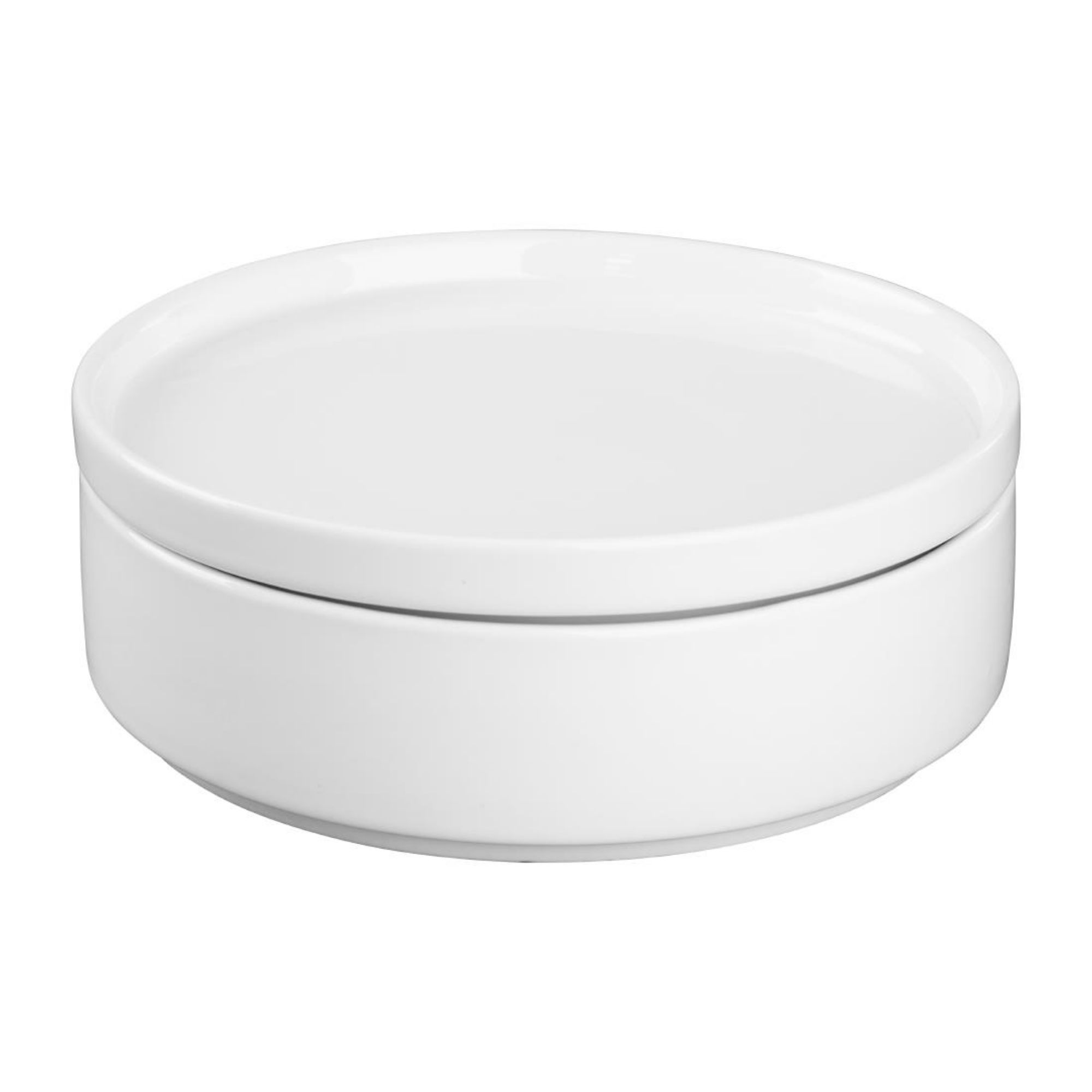 Picture of Olympia Whiteware Flat Round Plates 150mm (6 Pack)