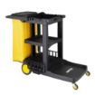 Picture of Jantex Cleaning Trolley Black - FU997