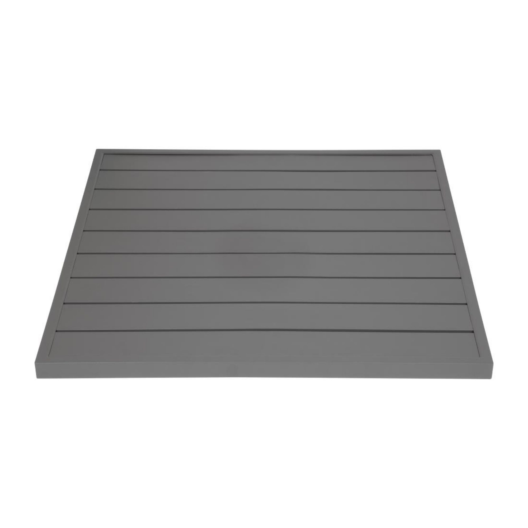 Picture of Bolero Aluminium Square Table Top Dark Grey 700mm