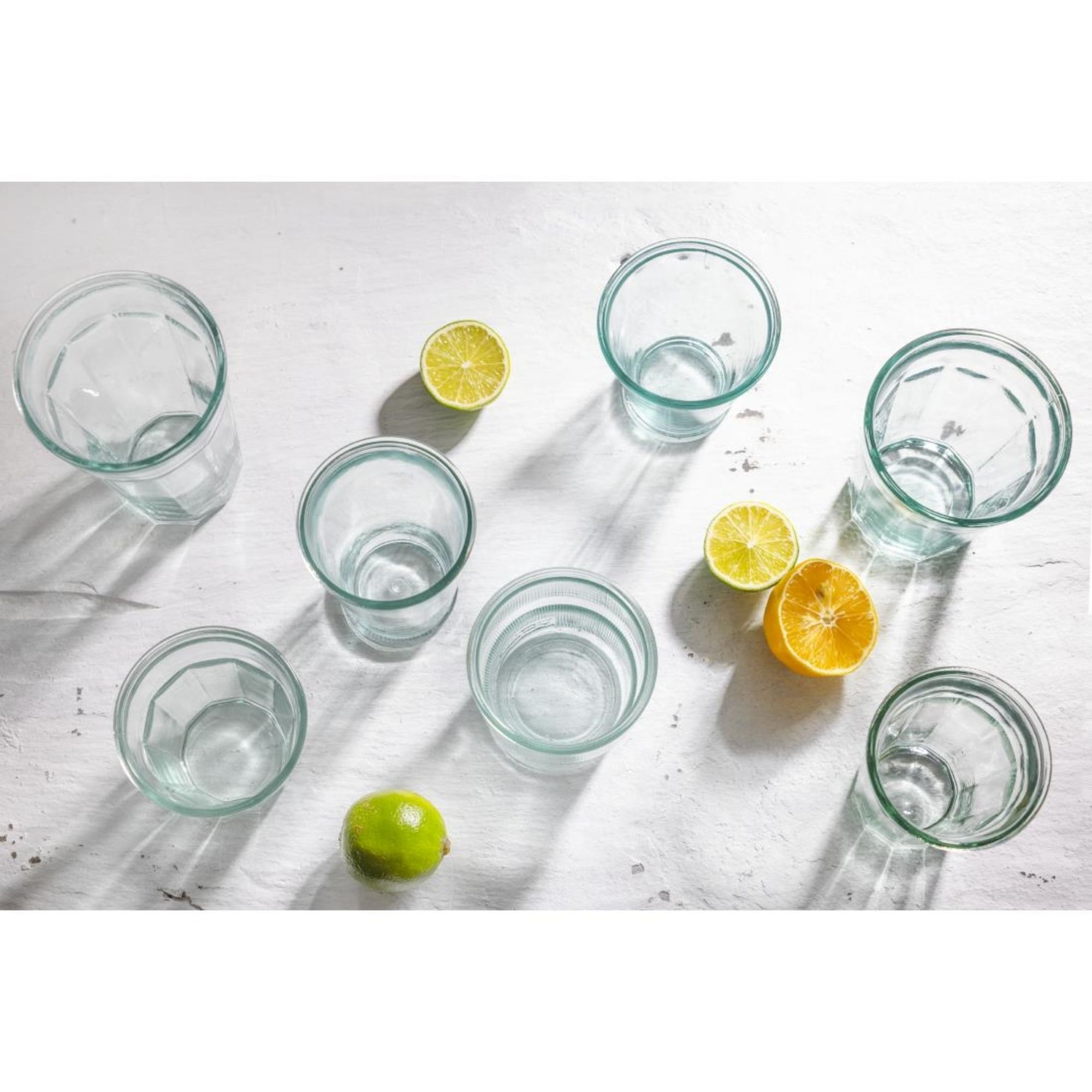 Picture of Olympia Recycled Glass Conical Tumblers 220ml (6 pack)