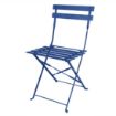 Picture of Bolero Perth Pavement Style Folding Chairs Dark Navy (2 pack) - FU541