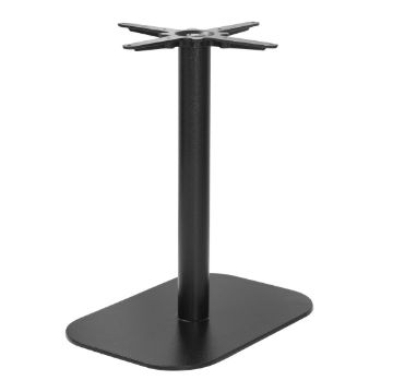 Picture of Bolero Black Cast Iron Table Base 720x420x600mm