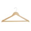 Picture of Bolero Natural Wooden Hangers (10 Pack) - FU399