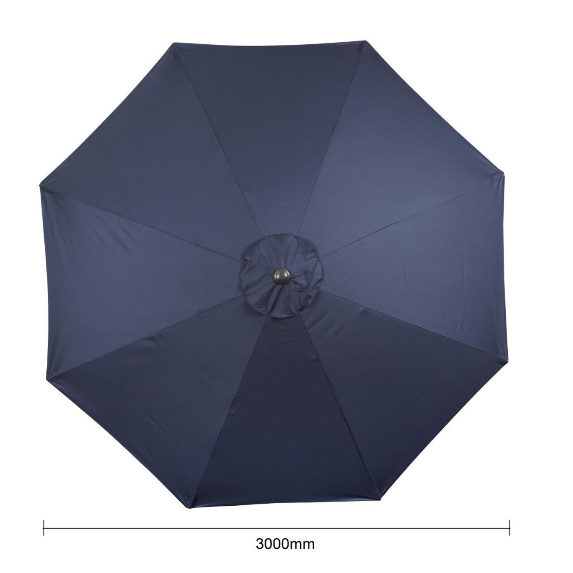 Picture of Bolero Seville Round Parasol 3m Diameter Navy Blue