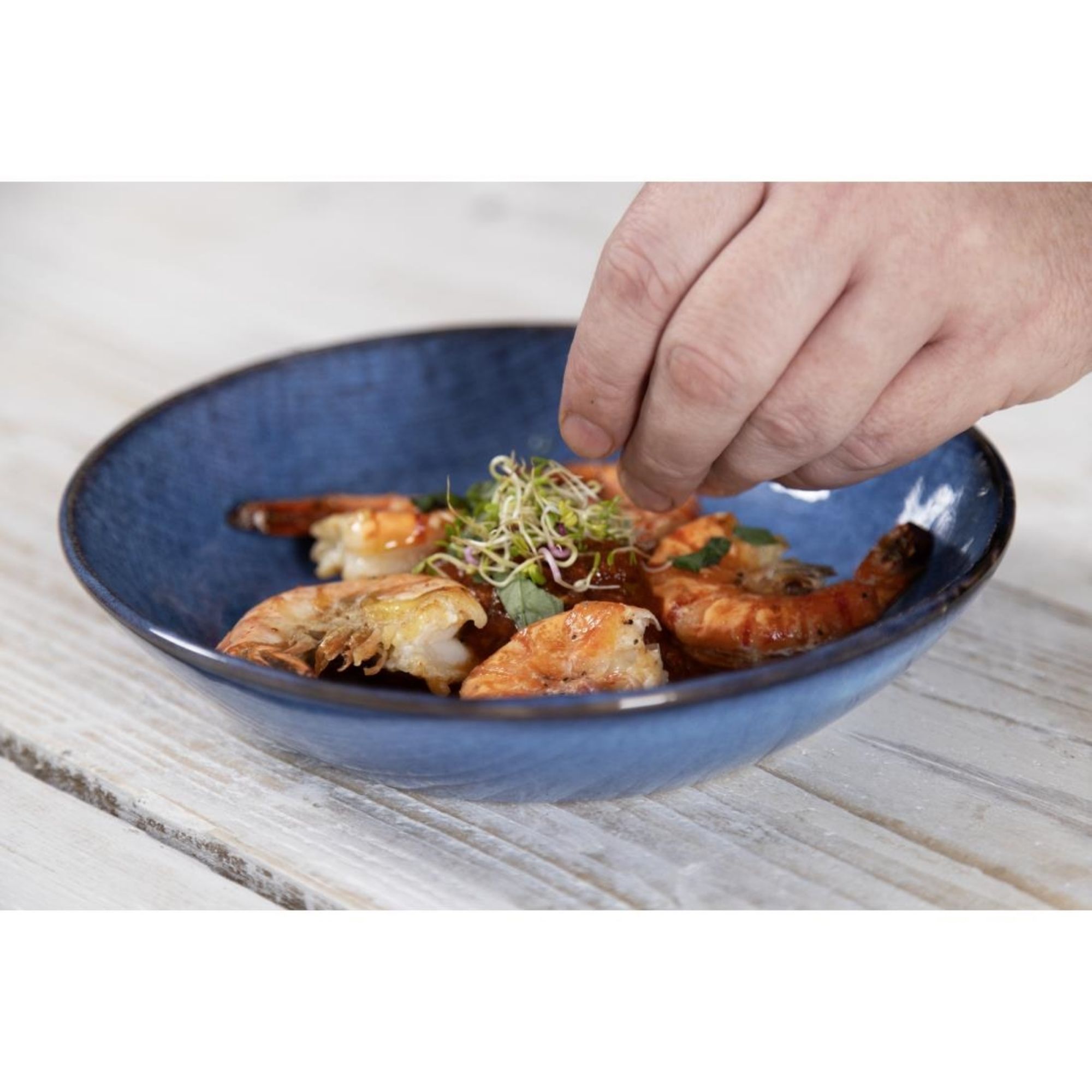 Picture of Olympia Denim Blue Coupe Bowls 160mm (6 pack)