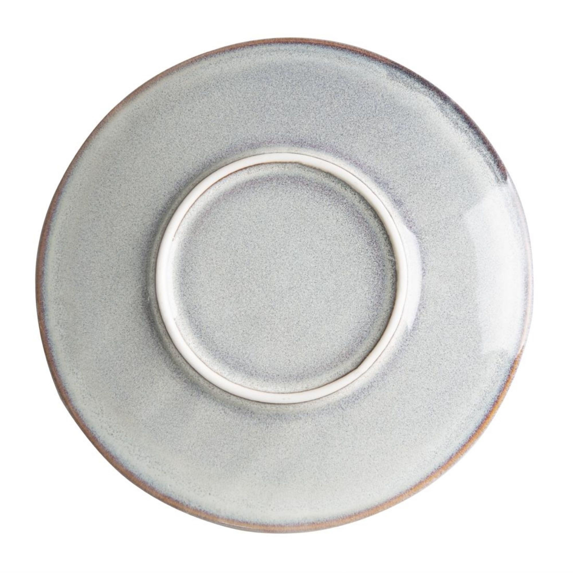 Picture of Olympia Drift Grey Embossed Coupe Plates 180mm (6 pack)