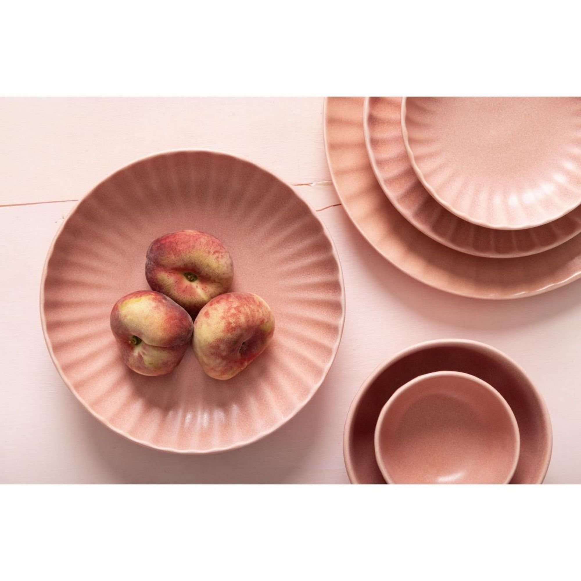 Picture of Olympia Corallite Coupe Bowls Peach 220mm (6 Pack)