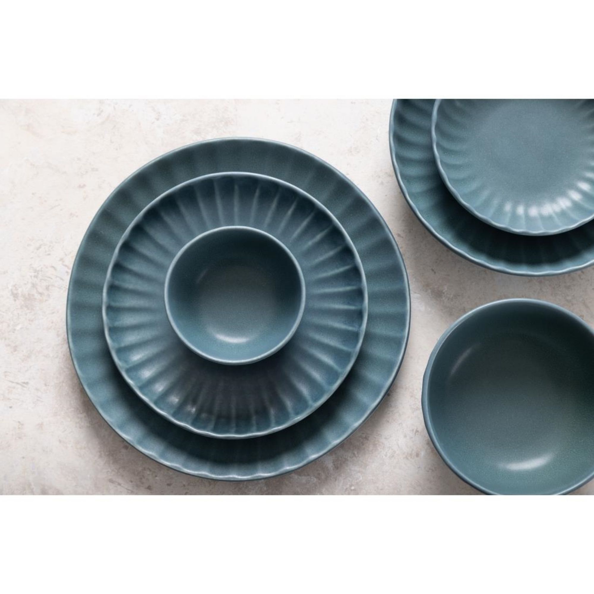 Picture of Olympia Corallite Deep Bowls Green 105mm (12 Pack)