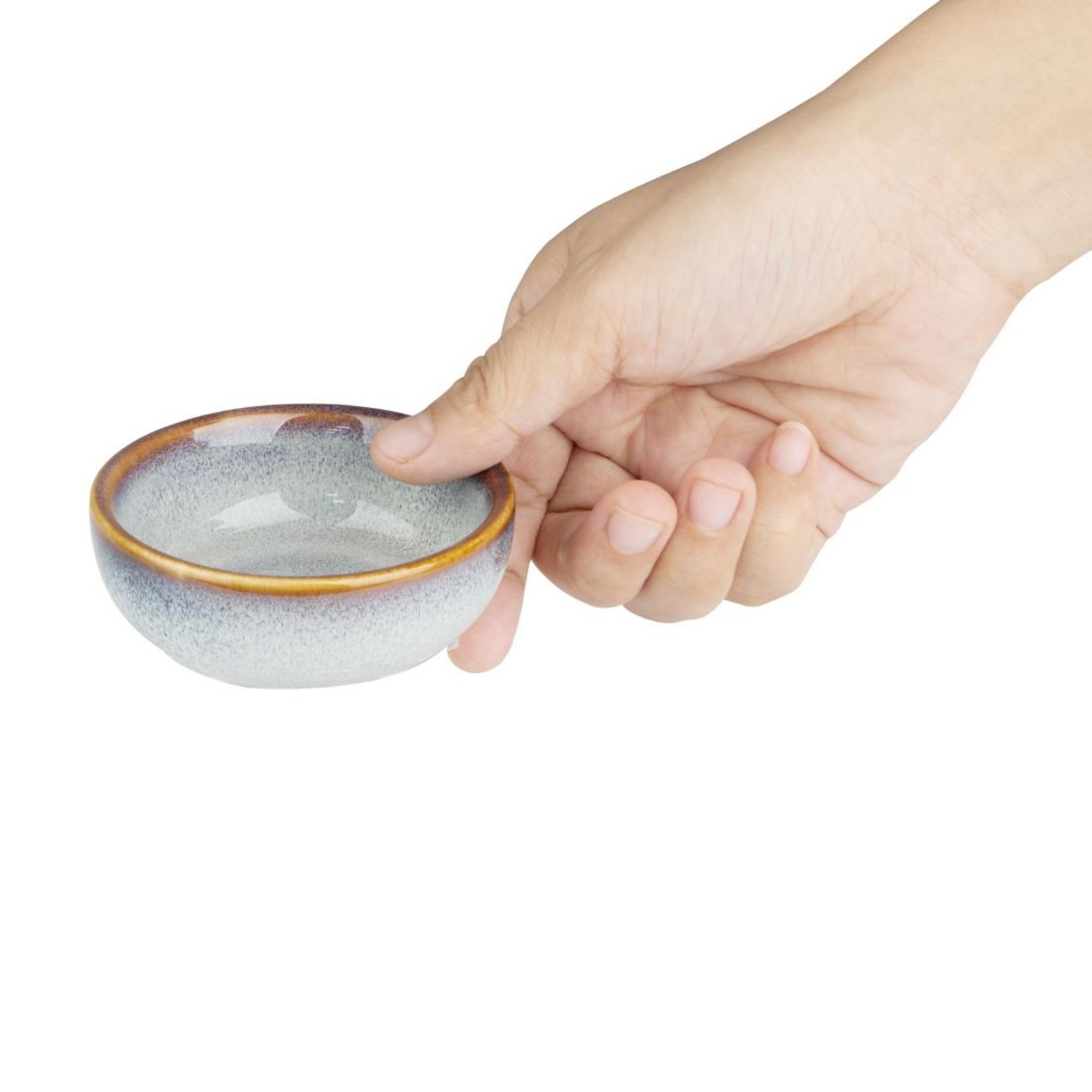 Picture of Olympia Drift Grey Plain Dipping Dishes 78mm (8 Pack)