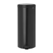 Picture of Brabantia Newlcon Pedal Bin Matt Black 30Ltr - FT375