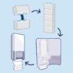 Picture of Tork PeakServe Continuous 1-Ply Hand Towels White (12x 410 Pack) - FS370
