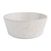 Picture of Olympia Cavolo Flat Round Bowls White Speckle 143mm (6 pack) - FD900
