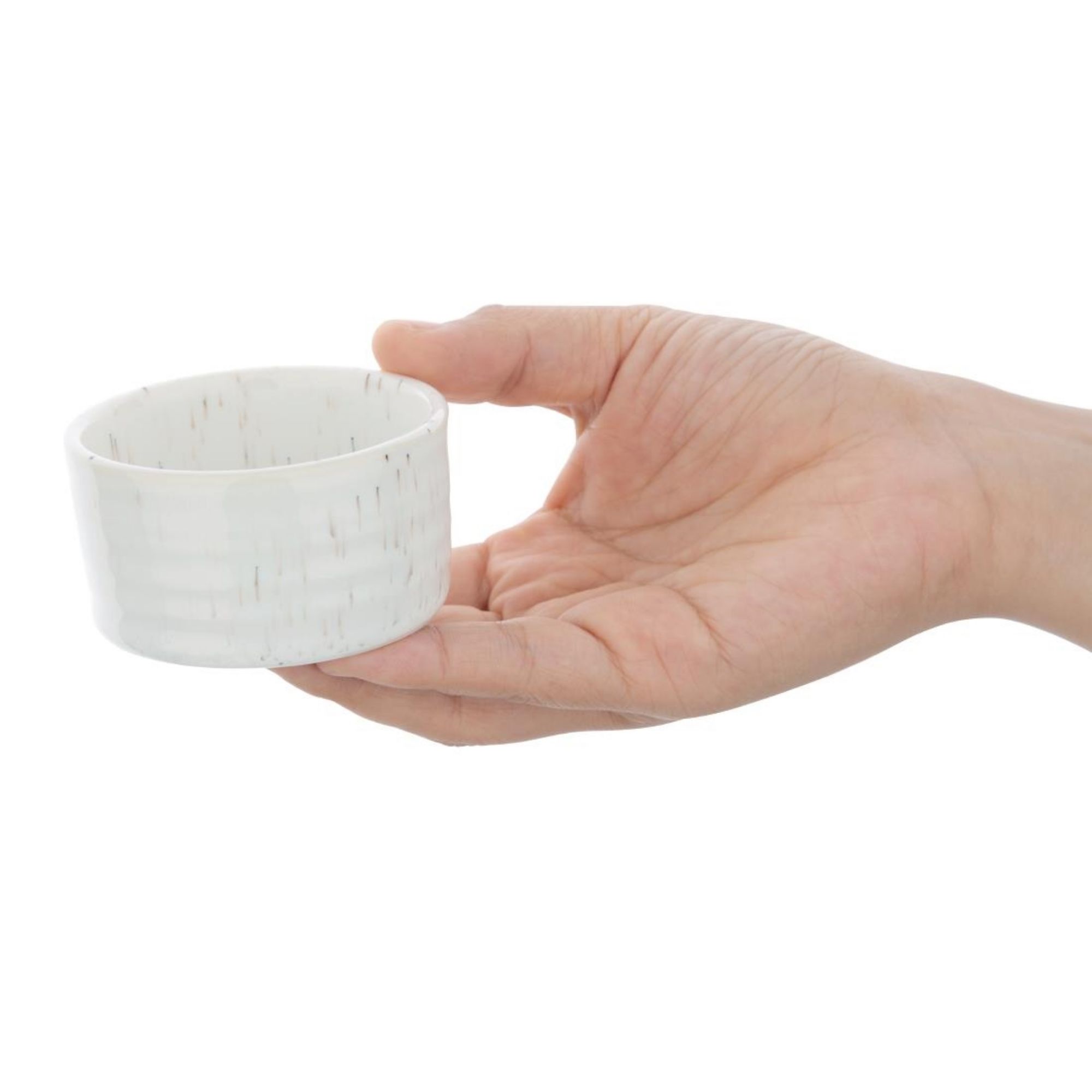 Picture of Olympia Cavolo Dipping Dish White Speckle 67mm (12 pack)