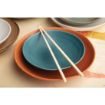 Picture of Olympia Build-a-Bowl Flat Bowls Cantaloupe 250mm (4 pack) - FC717