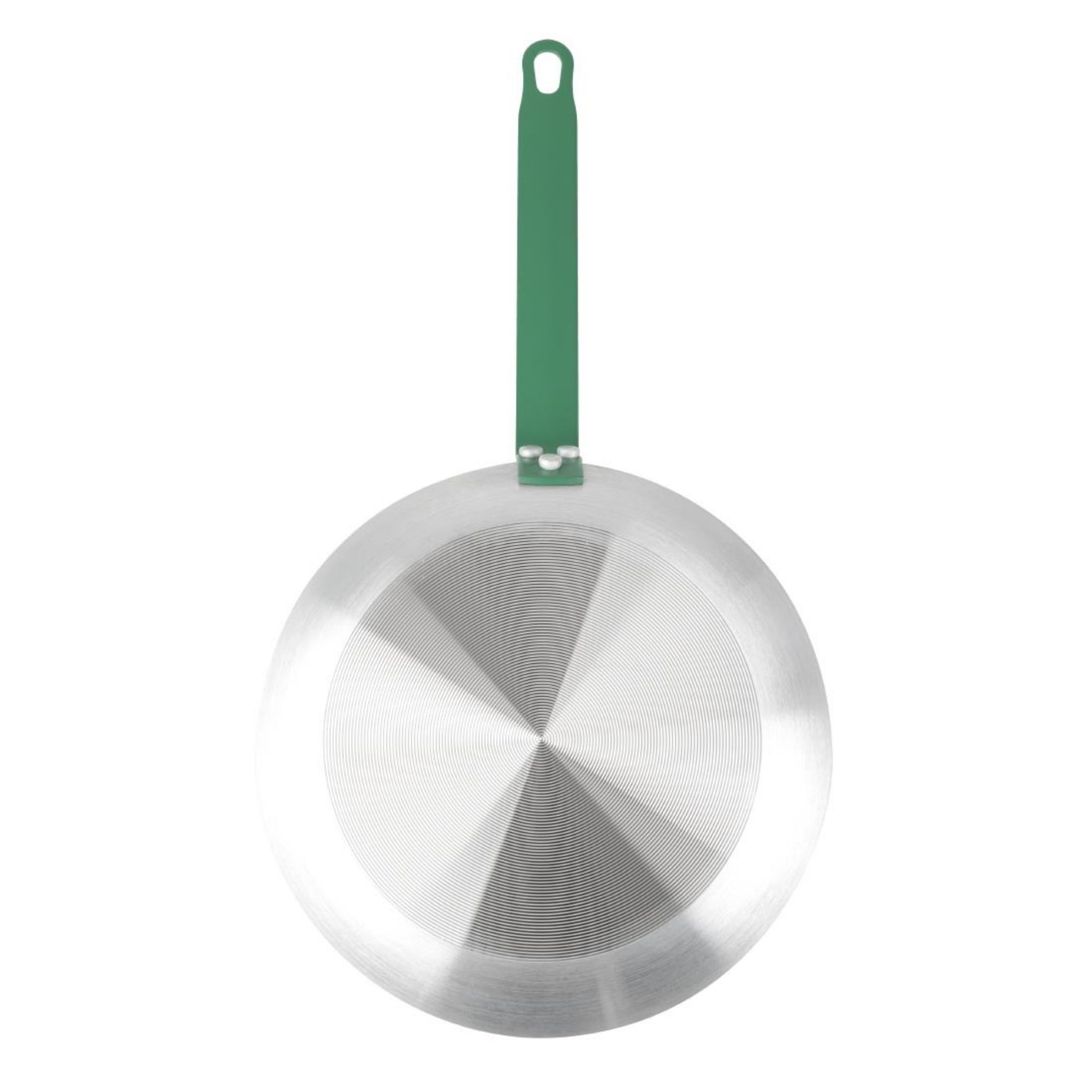 Picture of Hygiplas Aluminium Non-Stick Teflon Platinum Plus Frying Pan with Green Handle 28cm