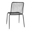 Picture of Bolero Steel Wire Dining Chairs Black (4 pack) - FB874