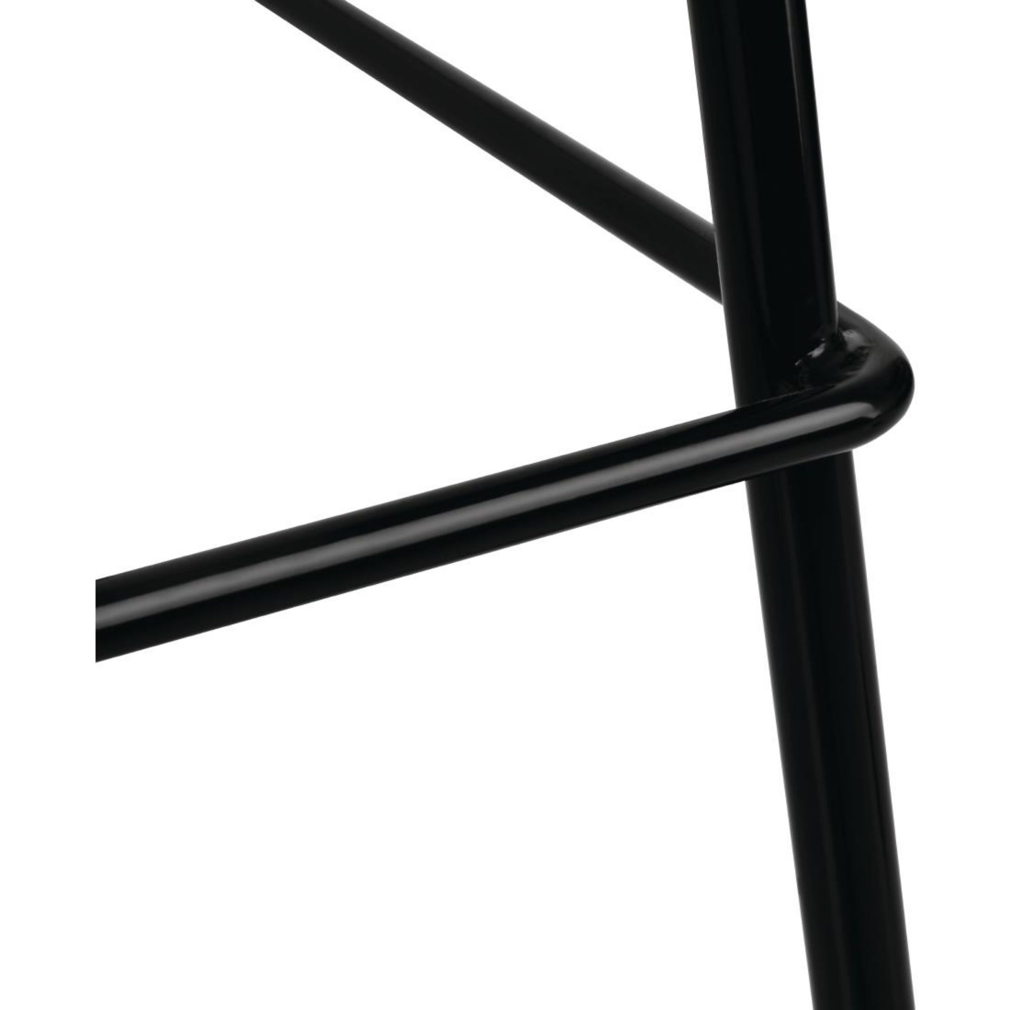 Picture of Bolero Steel Wire Dining Chairs Black (4 pack)