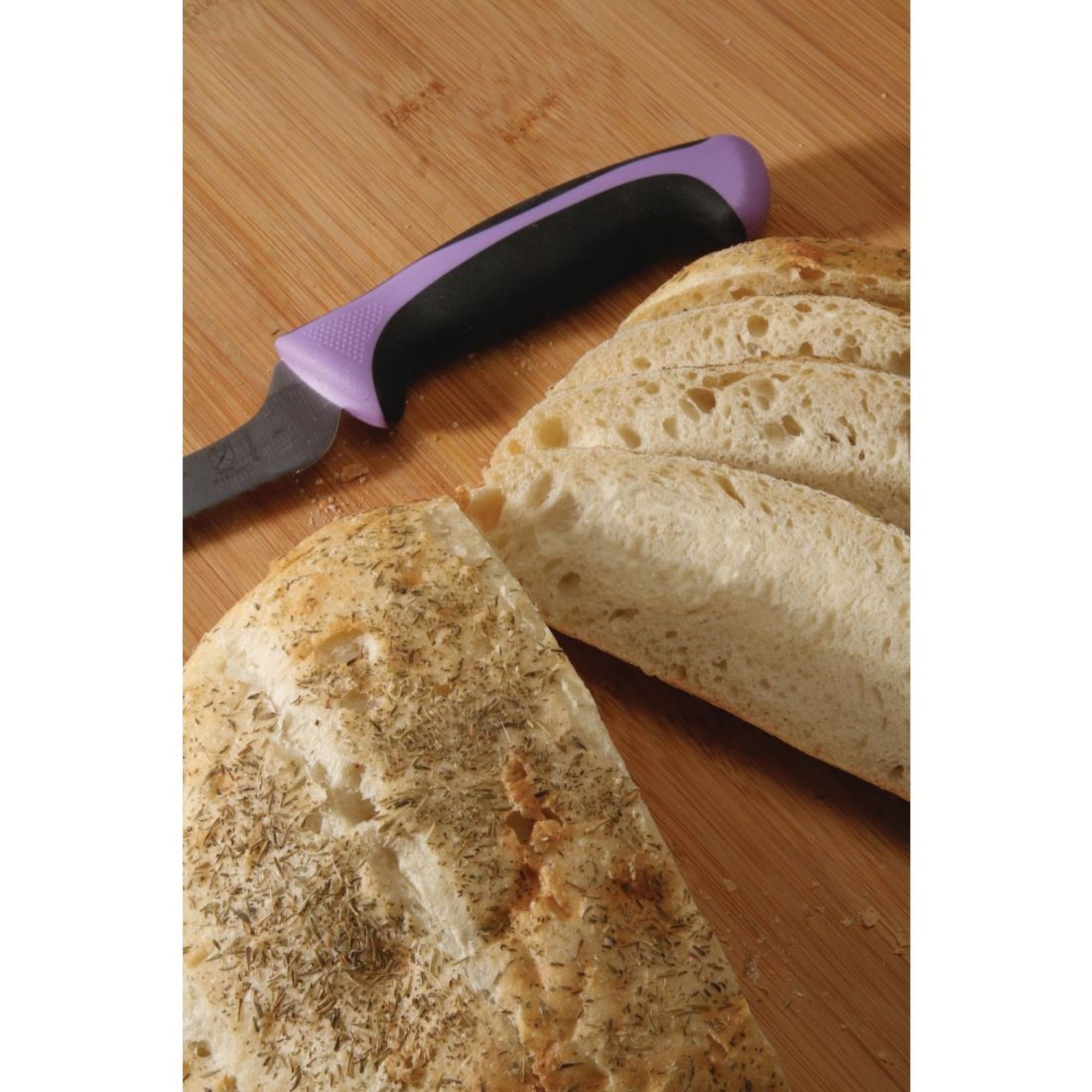 Picture of Mercer Millennia Culinary Allergen Safety Offset Serrated Bread Knife 20.3cm