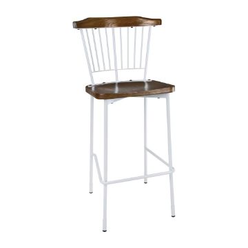 Picture of Bolero Scandi High Stools White (2 pack)