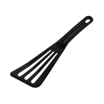 Picture of Matfer Bourgeat Pelton Exoglass Slotted Spatula 30cm Black