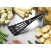 Picture of Matfer Bourgeat Pelton Exoglass Slotted Spatula 30cm Black - FA965