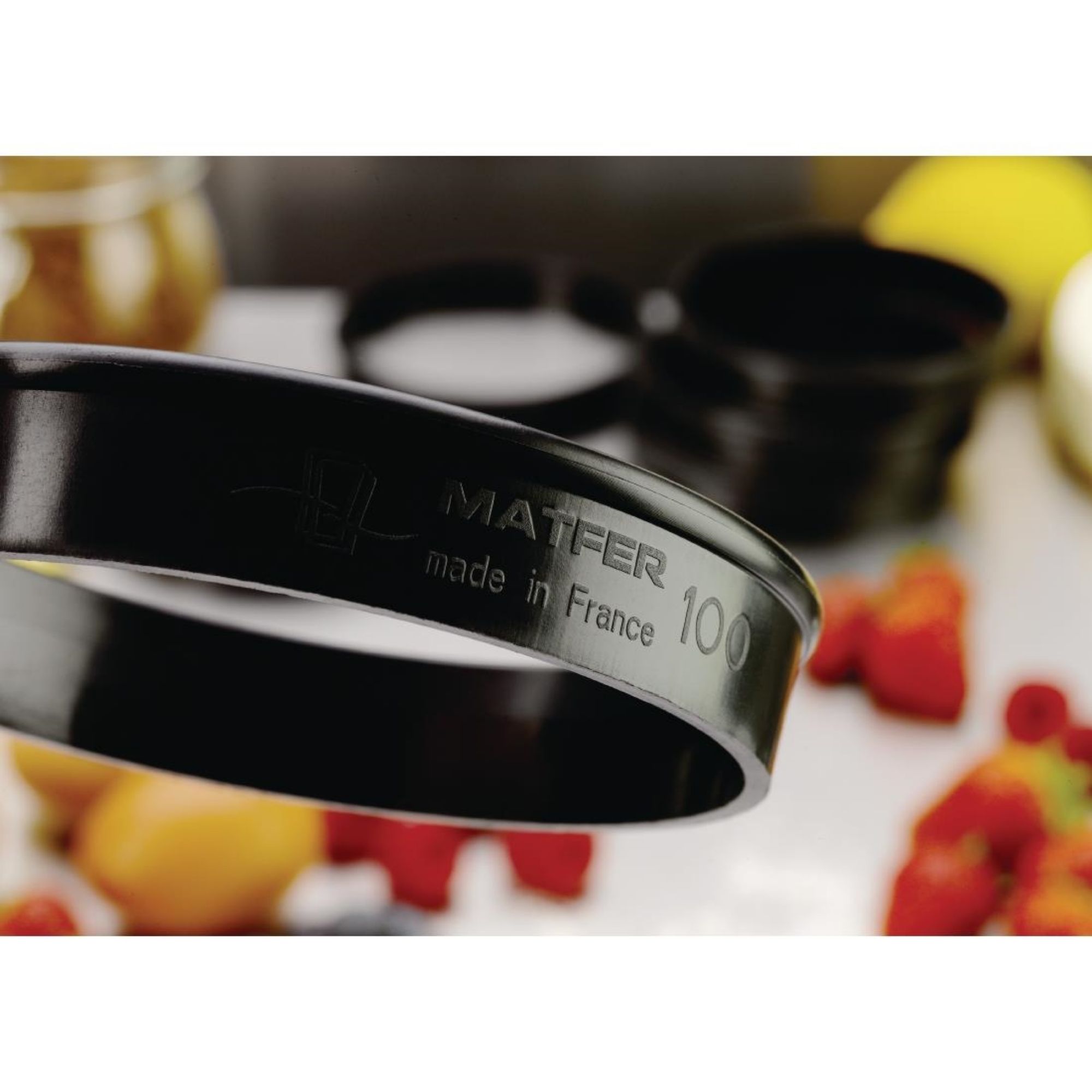 Picture of Matfer Bourgeat Exoglass Tart Ring 100mm (6 pack)