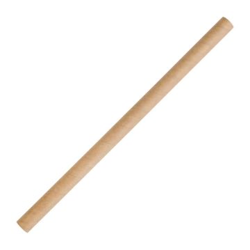 Picture of Fiesta Compostable Paper Smoothie Straws Kraft (250 Pack)