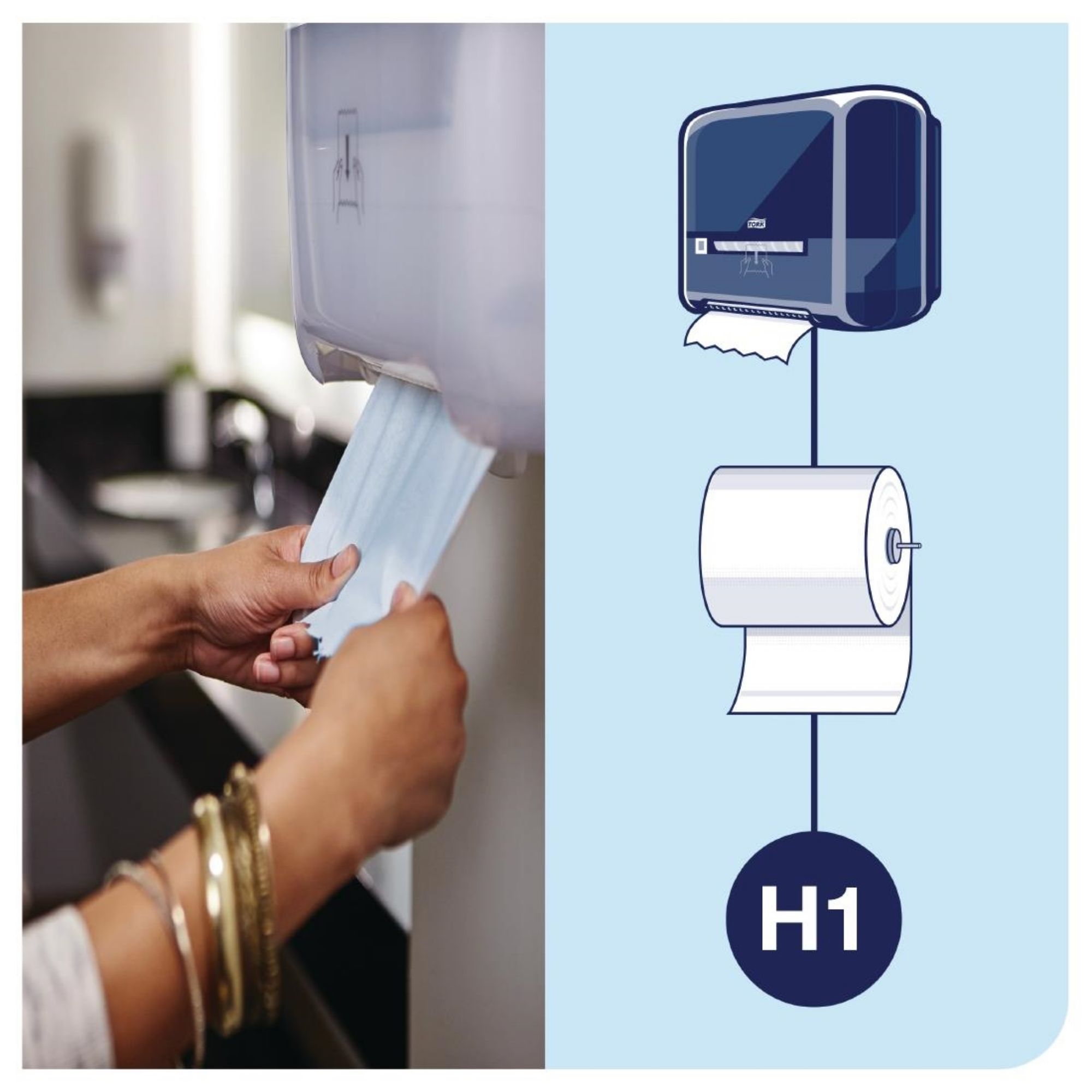 Picture of Tork Matic Hand Towel Roll Dispenser White