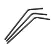Picture of Fiesta Compostable Bendy Paper Straws Black (250 Pack) - FB140