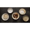 Picture of Olympia Canvas Shallow Tapered Bowl Murano White 200mm (6 pack) - FA333