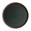 Picture of Olympia Canvas Flat Round Plates Green Verdigris 250mm (6 Pack) - FA322