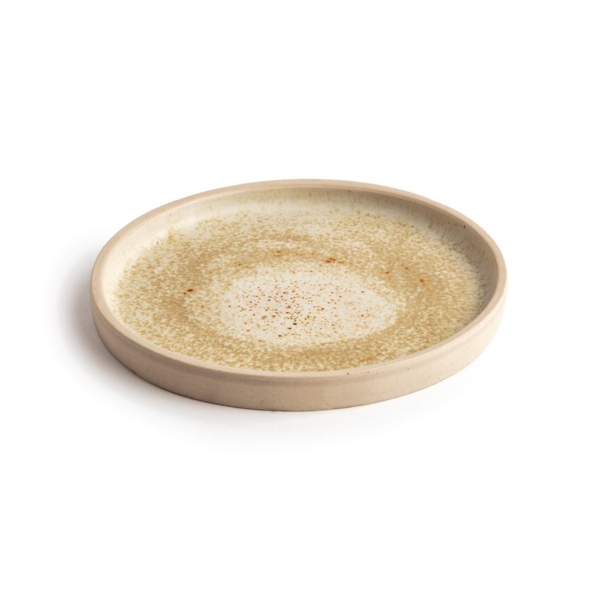 Picture of Olympia Canvas Flat Round Plates Wheat 180mm (6 Pack)