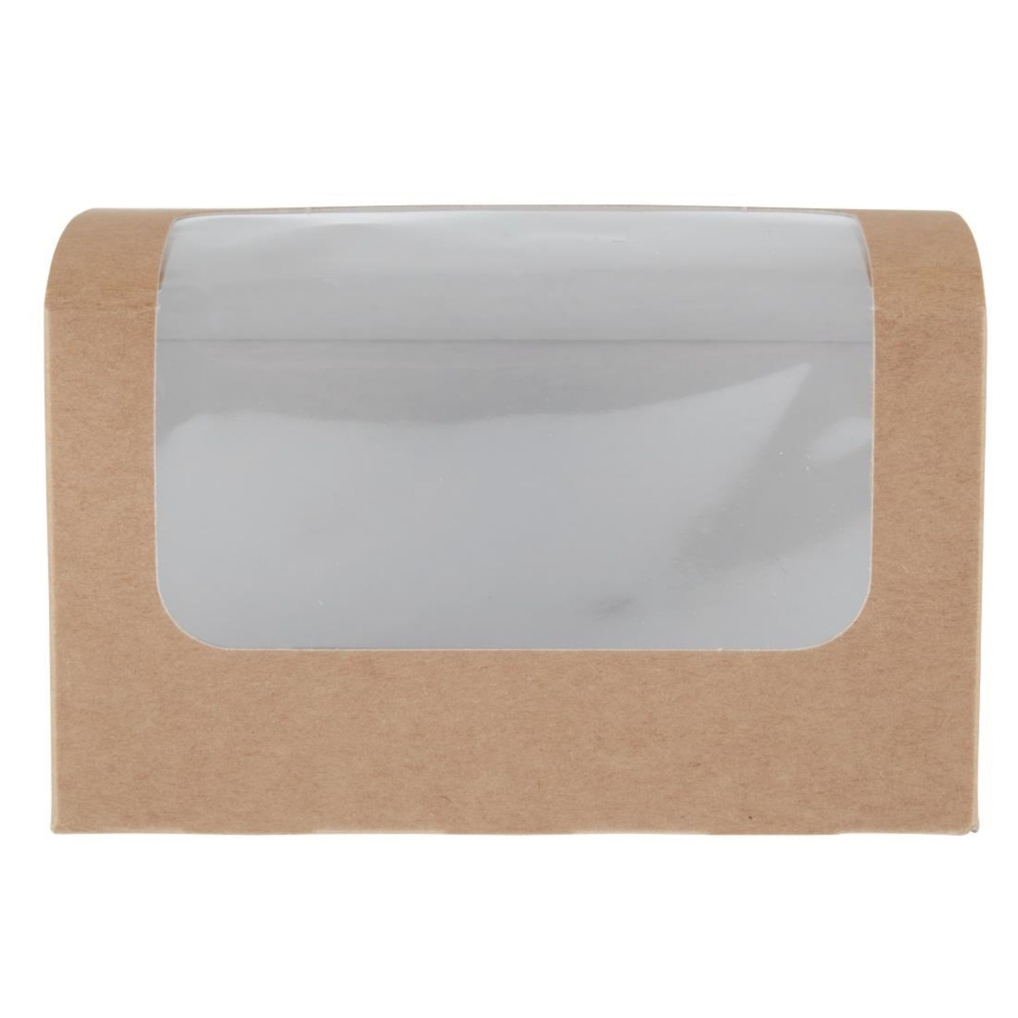 Picture of Colpac Compostable Kraft Sandwich Packs With PLA Window (500 pack)