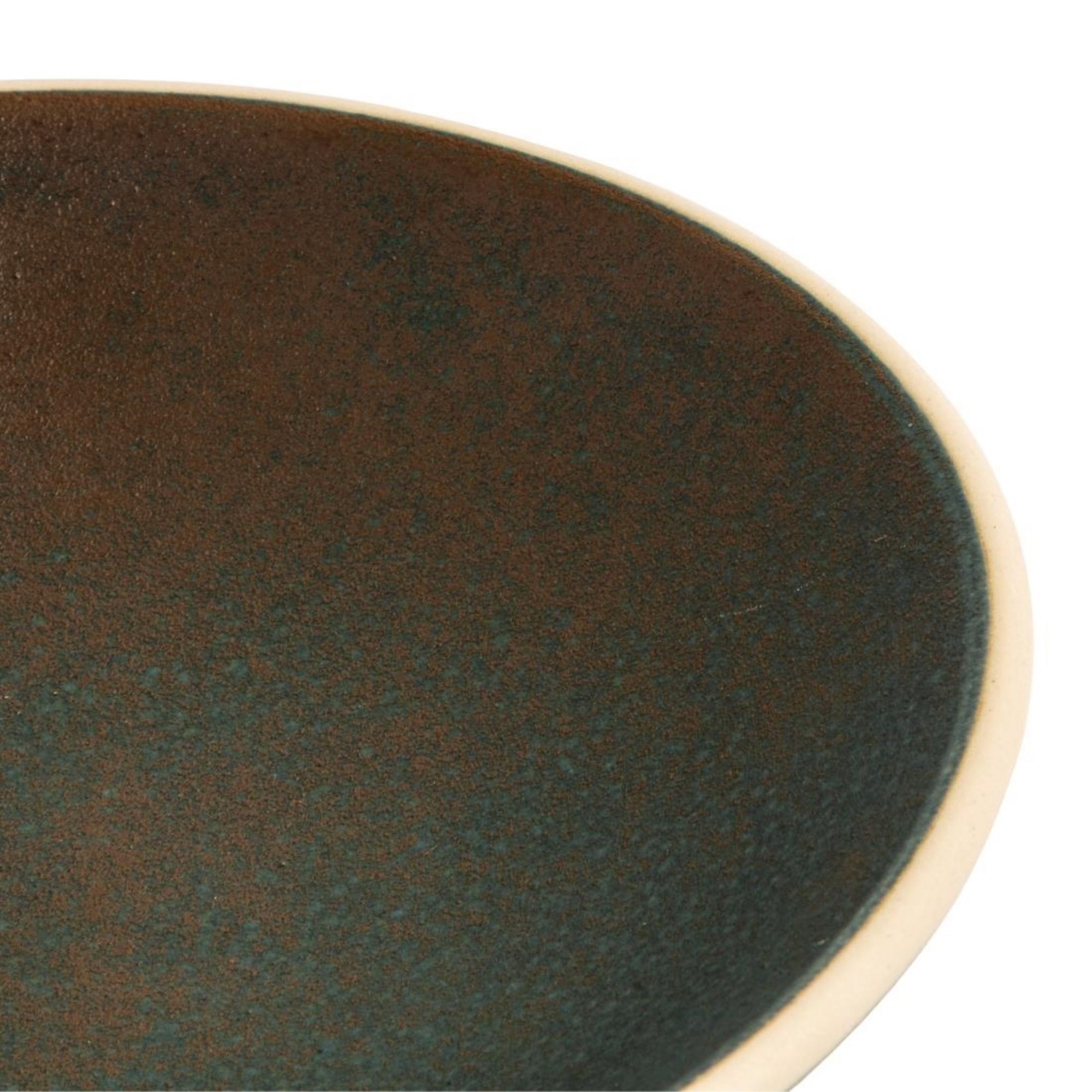 Picture of Olympia Canvas Shallow Tapered Bowl Green Verdigris 200mm (6 pack)