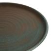 Picture of Olympia Canvas Small Rim Round Plates Green Verdigris 265mm (6 Pack) - FA324