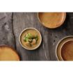 Picture of Olympia Canvas Small Rim Round Plates Sienna Rust 265mm (6 Pack) - FA310